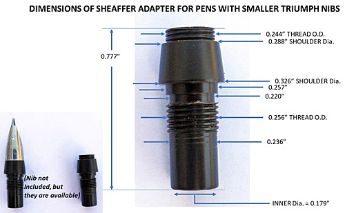 SMALL SHEAFFER TRIUMPH FRONT END